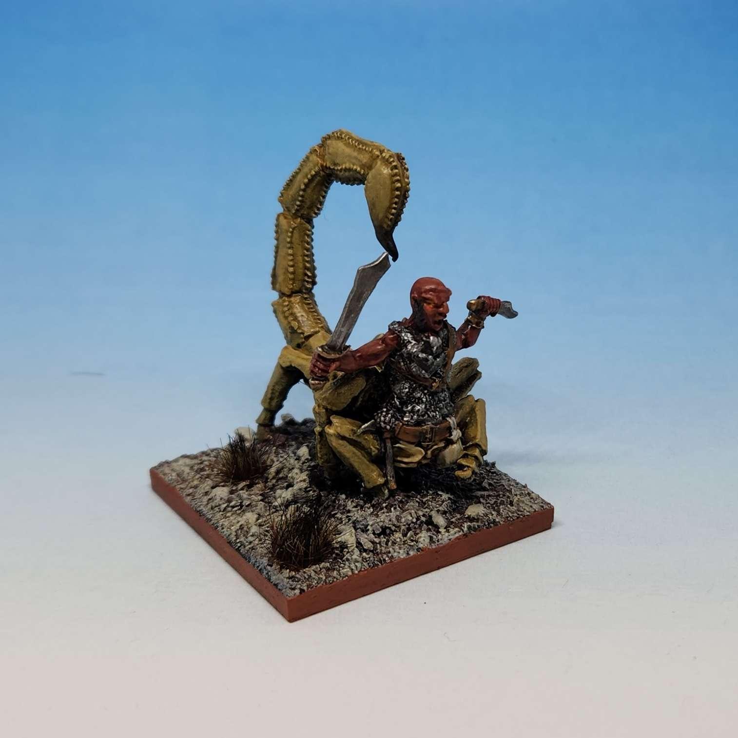 Figurine Ral Partha RuneQuest Head Hanger Peinte Occasion HeroQuest